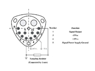 Сенсор высокотемпературного вибрационного акселерометра -55-80°С Пик вибрации синус 20g 20Hz 2000Hz