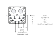 Кварцевый датчик ускорения для механического мониторинга вибрации с диапазоном ввода ±10 g