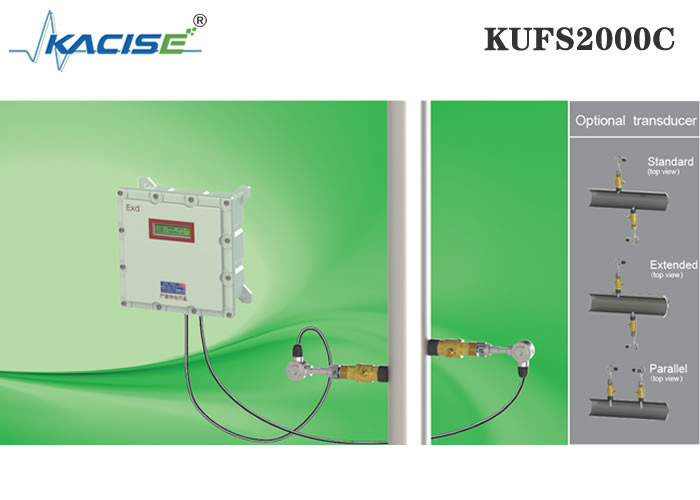 Измеритель прокачки ввода KUFS2000C ультразвуковой принимает изолированное взрывозащищенное