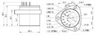 акселерометр датчика вибрации акселерометра 30g высокоскоростной