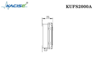 Тип стена разделенный/труба измерителя прокачки воды ультразвуковая устанавливая KUFS2000A