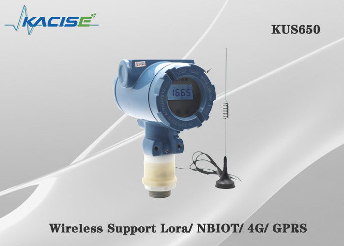 KUS650A 3m Range Wireless Ultrasonic Level Sensor с защитой IP68 и выходом 4G/Lora/GPRS/NB для измерения уровня жидкости