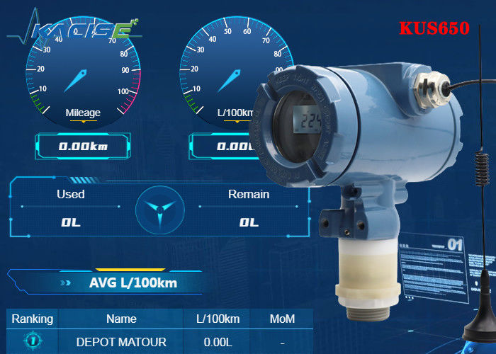 KUS650A 3m Range Wireless Ultrasonic Level Sensor с защитой IP68 и выходом 4G/Lora/GPRS/NB для измерения уровня жидкости