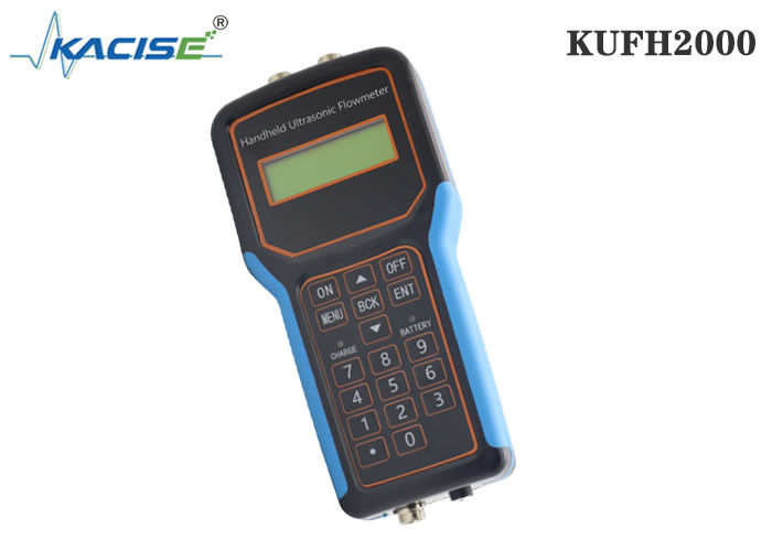 KUFH2000B Ручной ультразвуковой расходомер с функцией SD-карты для труб DN15-DN6000 и точностью ± 1%