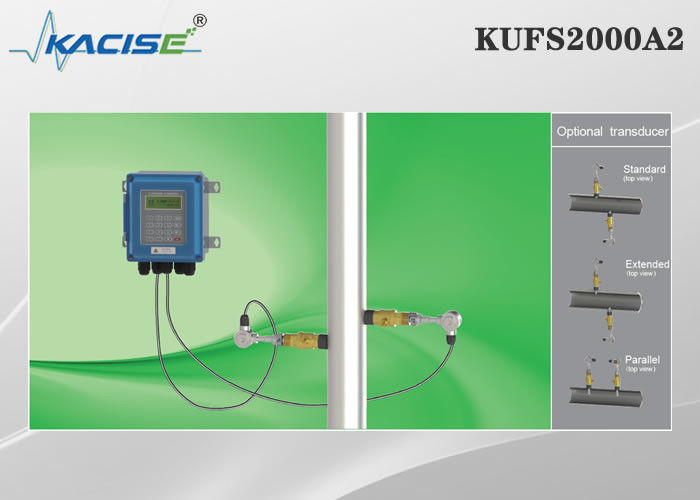 KUFS2000A2 Ультразвуковой потокомер для труб DN50-DN6000 с двунаправленным измерением и интерфейсом RS485 MODBUS
