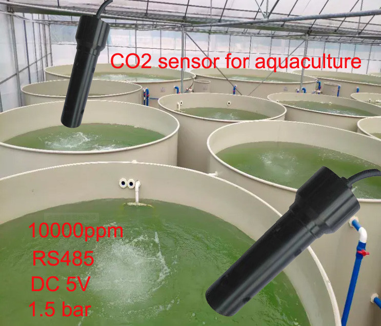 Датчик RS485 воды 10000PPM IP68 качественный растворил датчик СО2 для аквакультуры