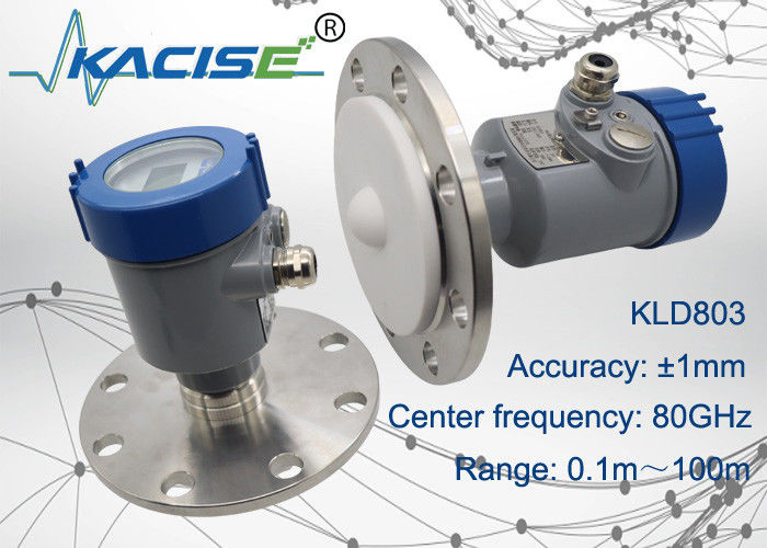 KACISE OEM 80GHz датчик уровня радиолокации с выходом 4-20mA и защитой IP67 для измерений высокого уровня