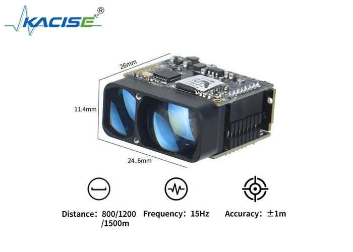 LSDM Industrial Automation Long-Range DTOF Laser Ranging Module с дальностью 1500 м, выходом UART и компактным дизайном 26×24,6×11,4 мм