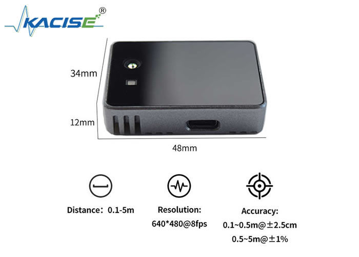 KL3A-05U 3D Solid-State Lidar с диапазоном 0,1-5 м H60°×V45° FOV и интерфейсом USB 2.0 типа C для розничных магазинов