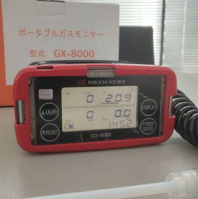 Riken Keiki GX-8000 многогазовый детектор с теплопроводностью цифрового ЖК-дисплея и водонепроницаемой конструкции