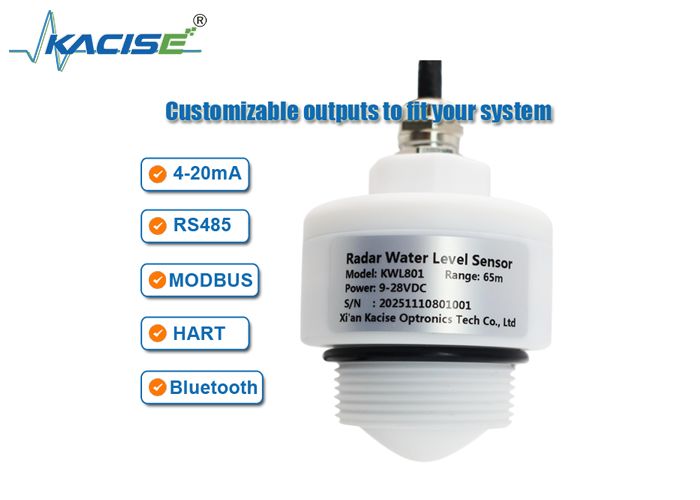 KWL801 Бесконтактный радарный датчик уровня воды с диапазоном частот 76-81 ГГц 65 м диапазон измерений и точностью ±1 мм