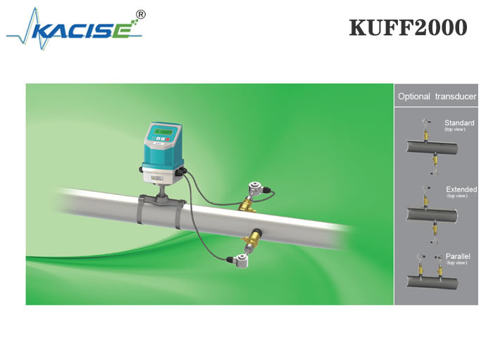 KUFF2000 исправило измеритель прокачки ввода ультразвуковой для размеров DN50mm трубы - DN6000mm